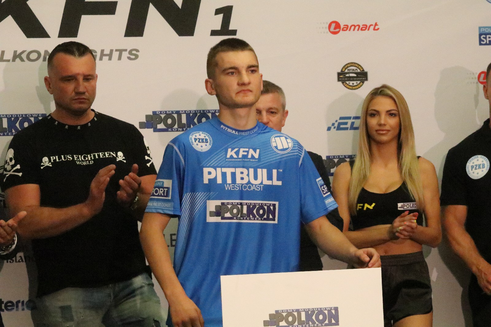 Ważenie zawodników przed galą KFN 1: POLKON Fights