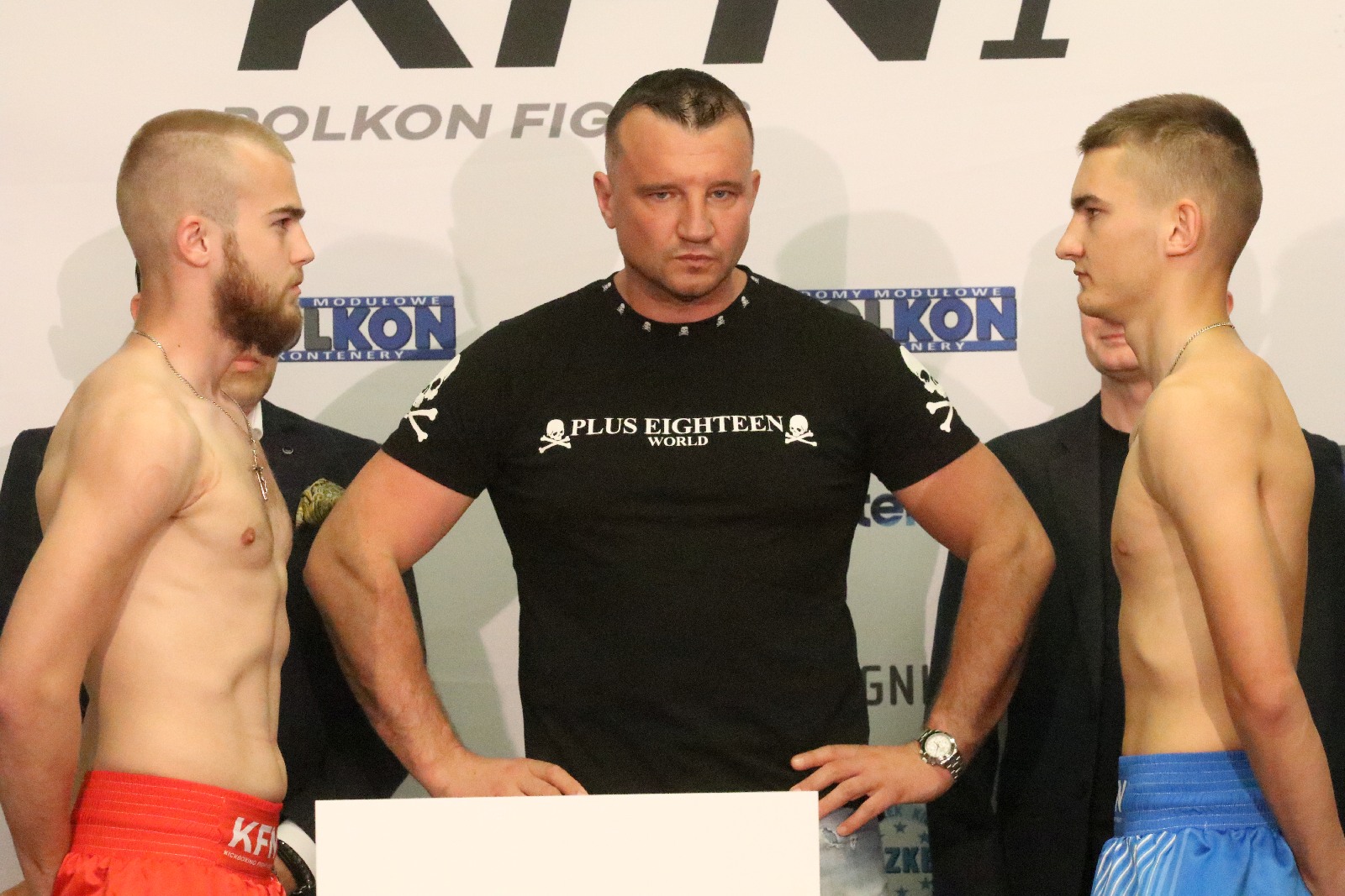 Ważenie zawodników przed galą KFN 1: POLKON Fights