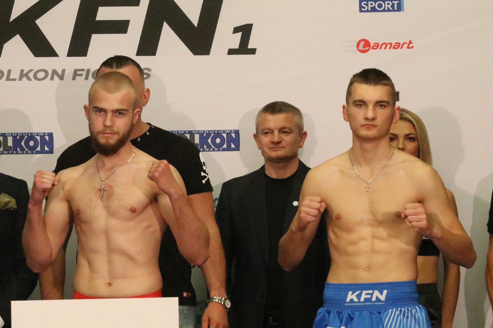 Ważenie zawodników przed galą KFN 1: POLKON Fights