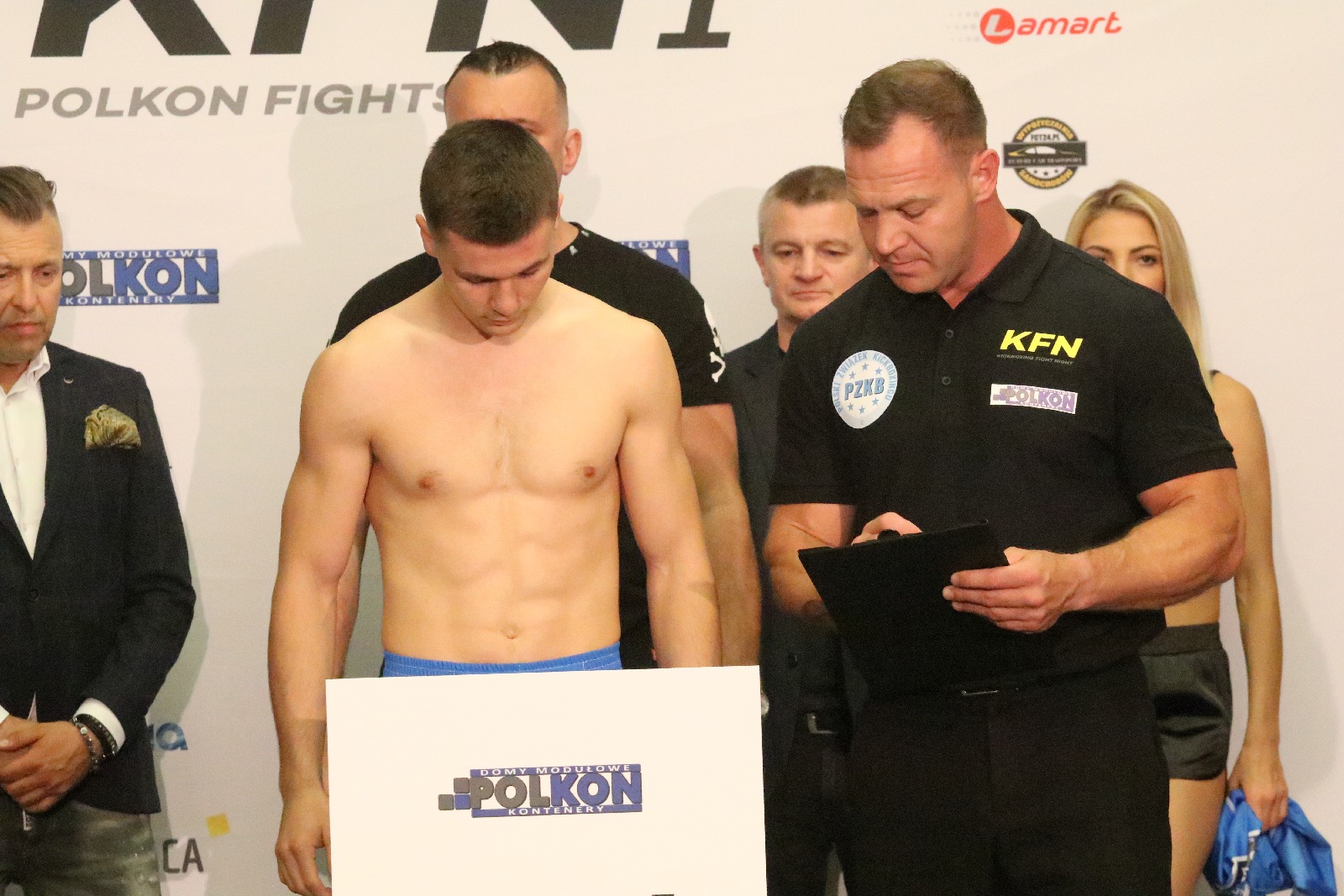 Ważenie zawodników przed galą KFN 1: POLKON Fights