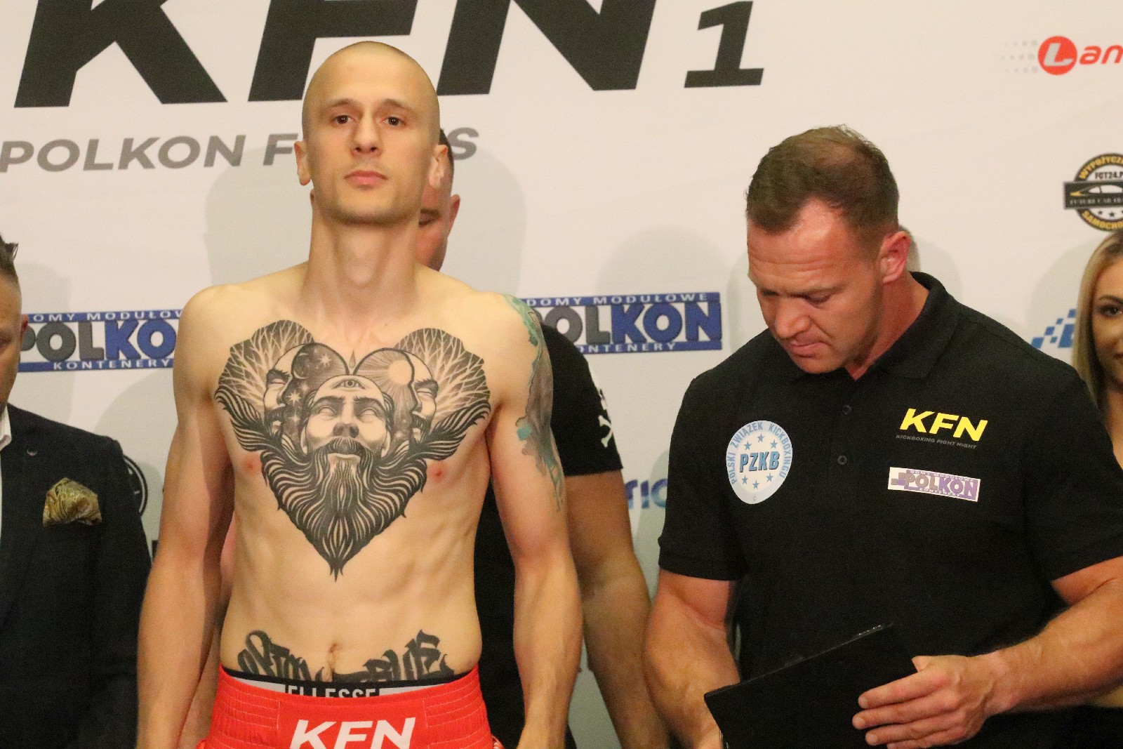 Ważenie zawodników przed galą KFN 1: POLKON Fights