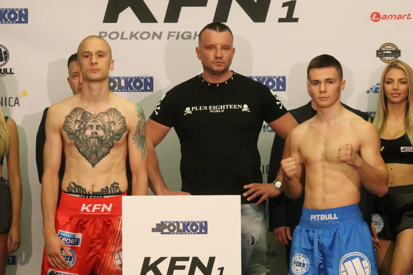Ważenie zawodników przed galą KFN 1: POLKON Fights