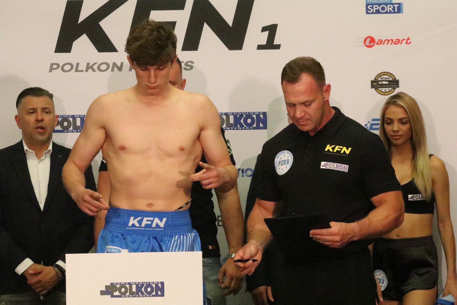 Ważenie zawodników przed galą KFN 1: POLKON Fights