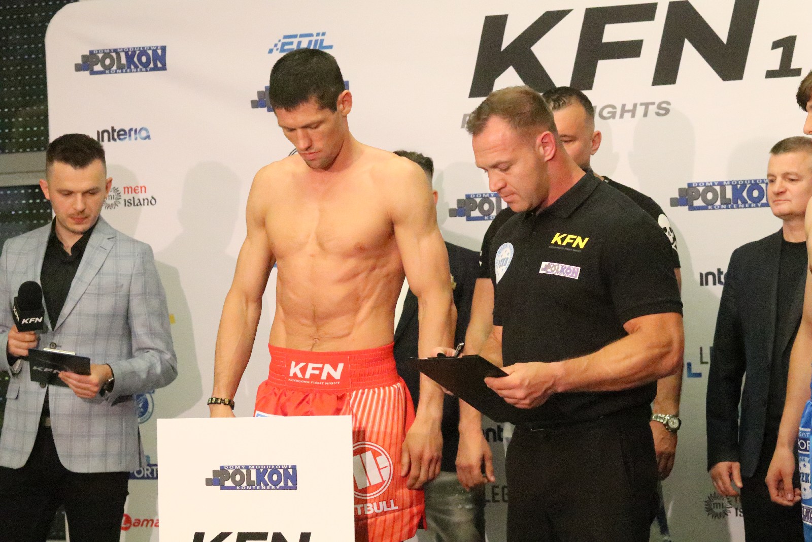 Ważenie zawodników przed galą KFN 1: POLKON Fights