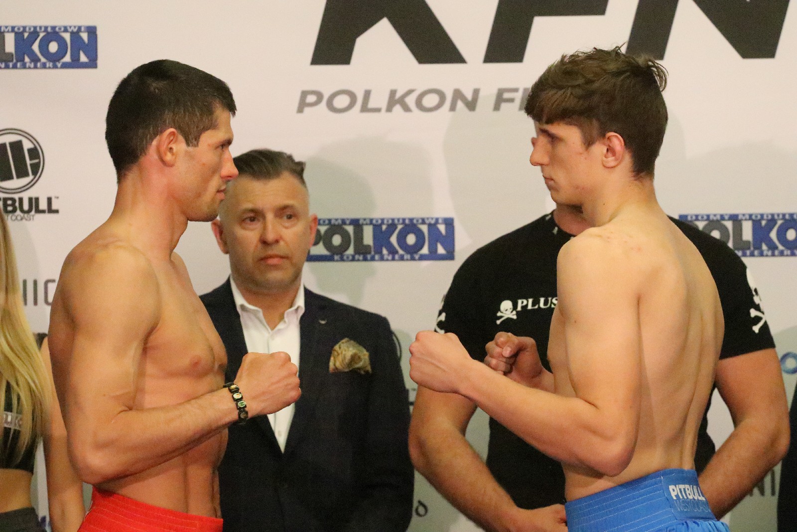 Ważenie zawodników przed galą KFN 1: POLKON Fights