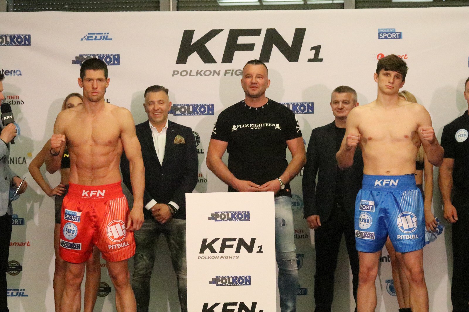 Ważenie zawodników przed galą KFN 1: POLKON Fights
