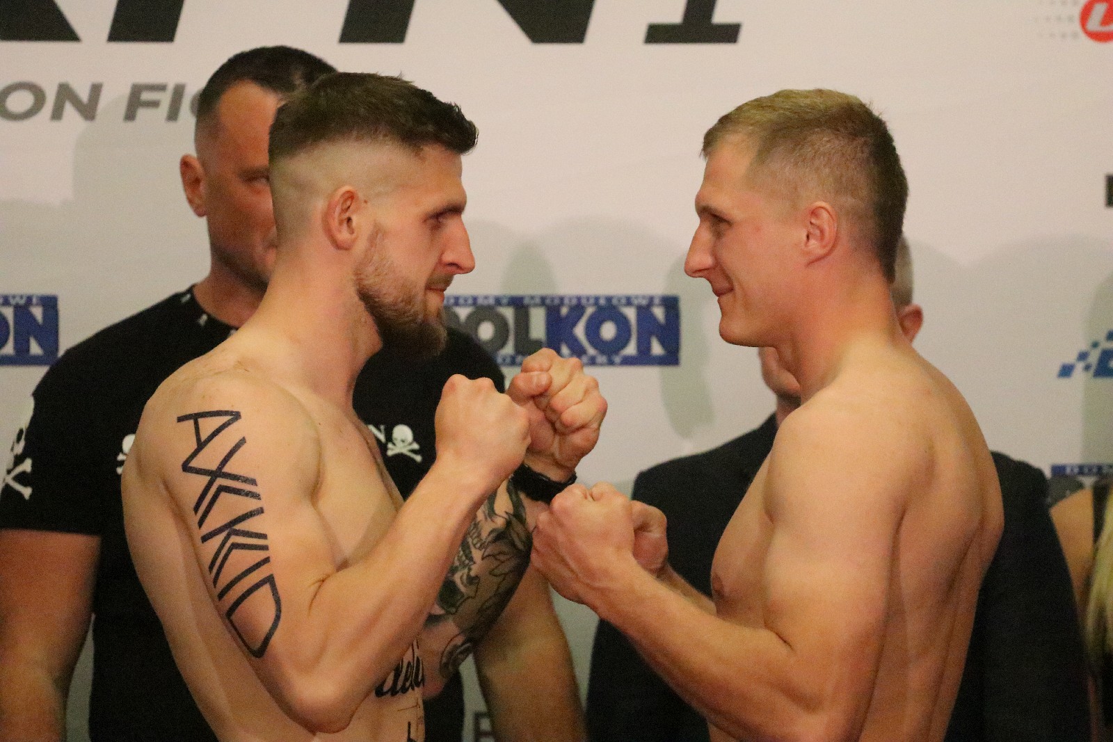 Ważenie zawodników przed galą KFN 1: POLKON Fights