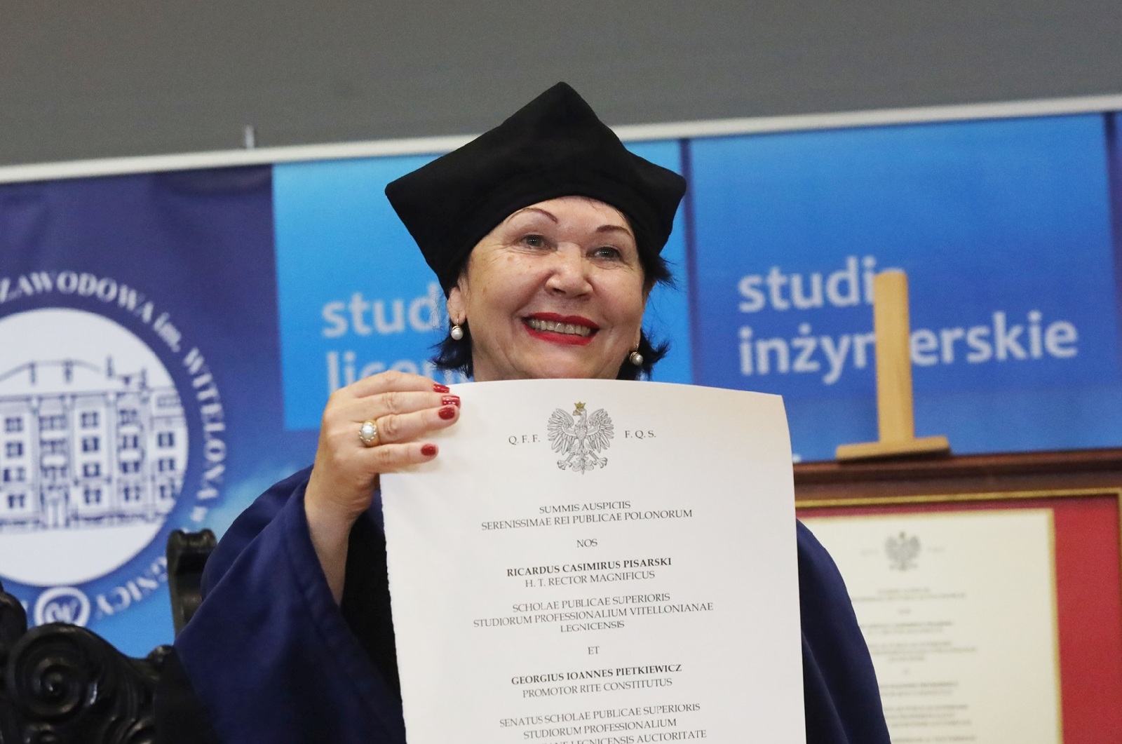 W PWSZ im. Witelona w Legnicy nadano tytuł Doctora Honoris Causa