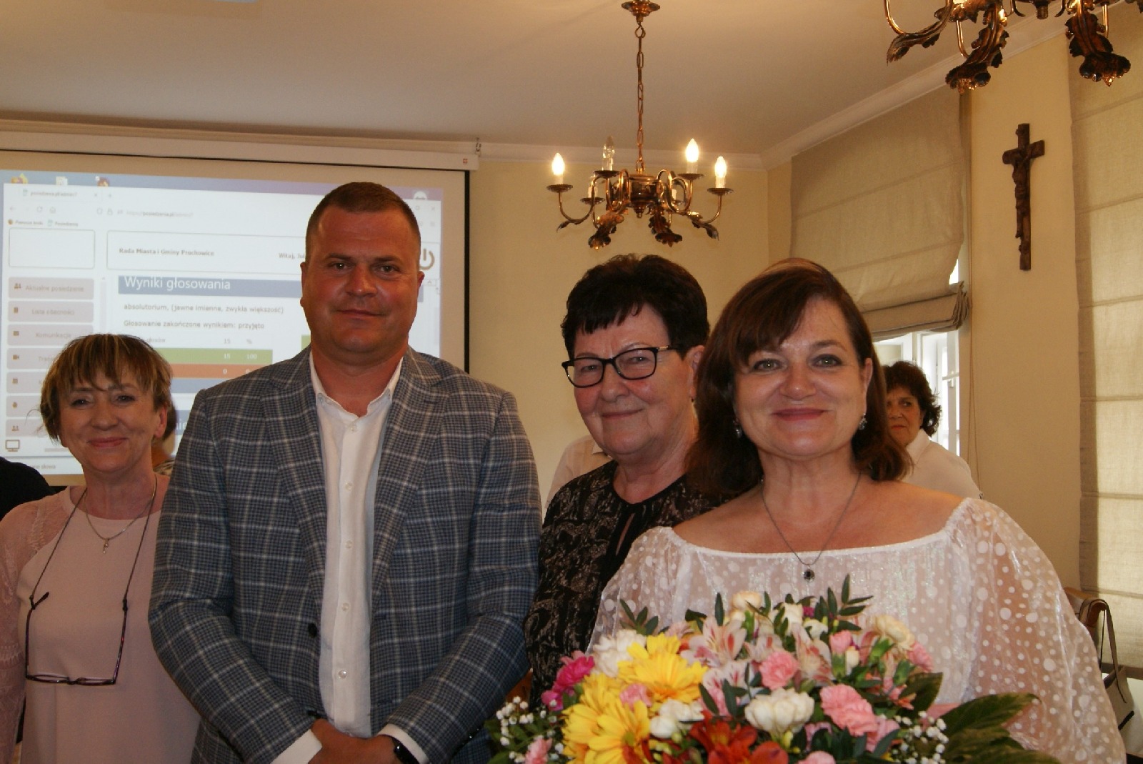Radni miasta i gminy Prochowice skwitowali Alicję Sielicką