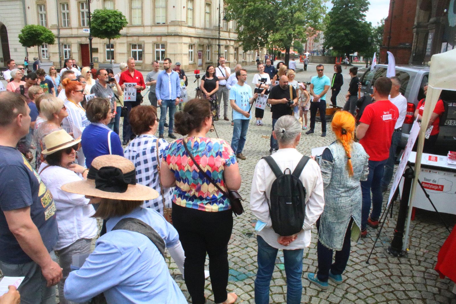 Akcja Tour de Konstytucja w sobotę zawitała do Legnicy