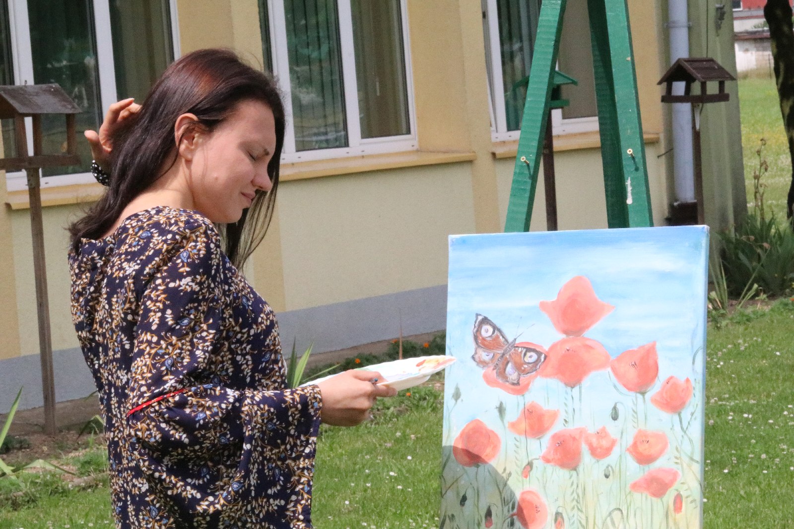 Artyści już zadomowili się w Prochowicach i tworzą