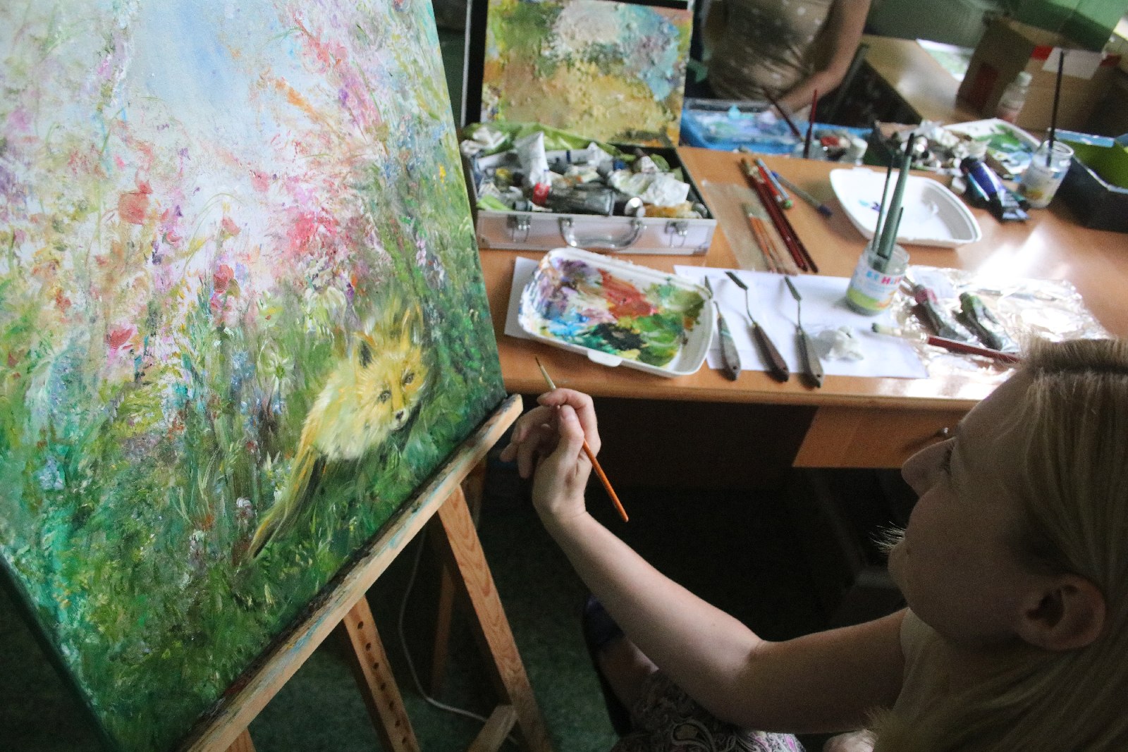 Artyści już zadomowili się w Prochowicach i tworzą