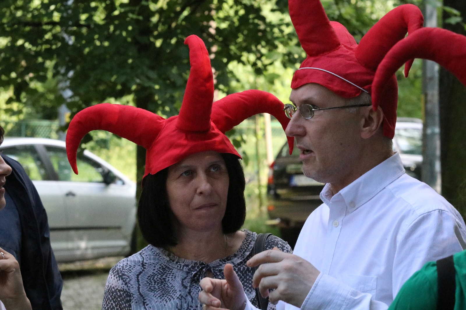 Całe rodziny wzięły udział w spacerze śladami Satyrykonu