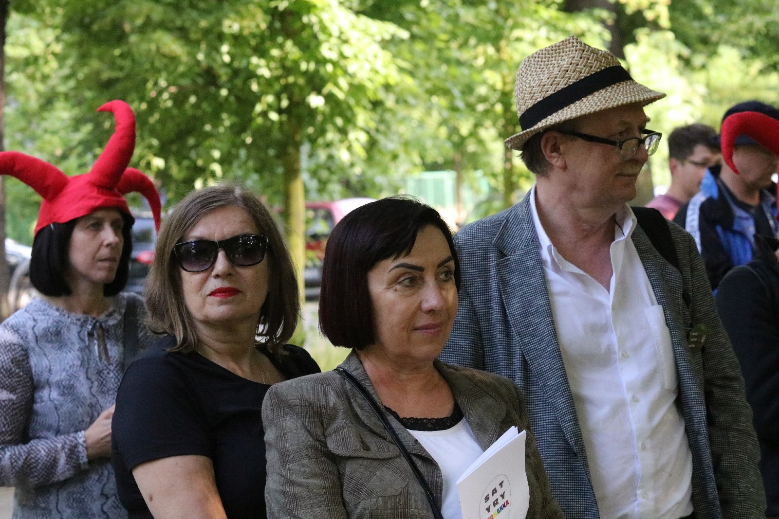 Całe rodziny wzięły udział w spacerze śladami Satyrykonu