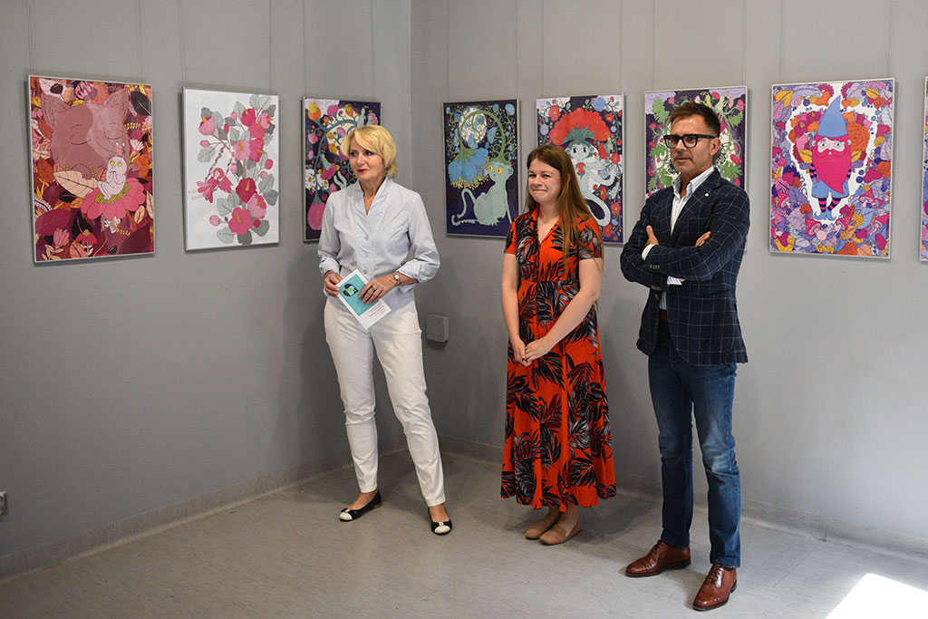 Wystawa prac Dobrusi Rafalskiej w Galerii Satyrykon