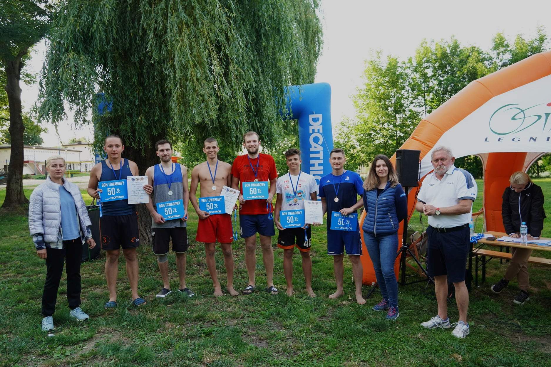 Turniej siatkówki plażowej „Bez skarpet” na kąpielisku Kormoran