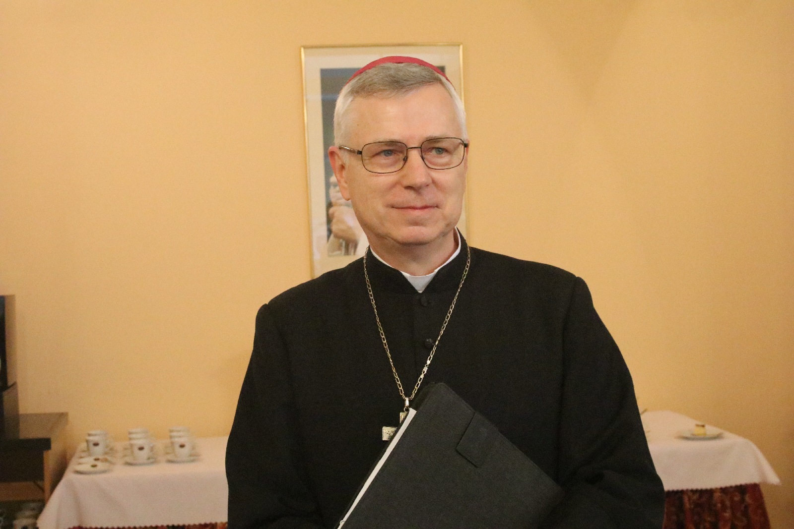 Biskup Andrzej Siemieniewski spotkał się z dziennikarzami
