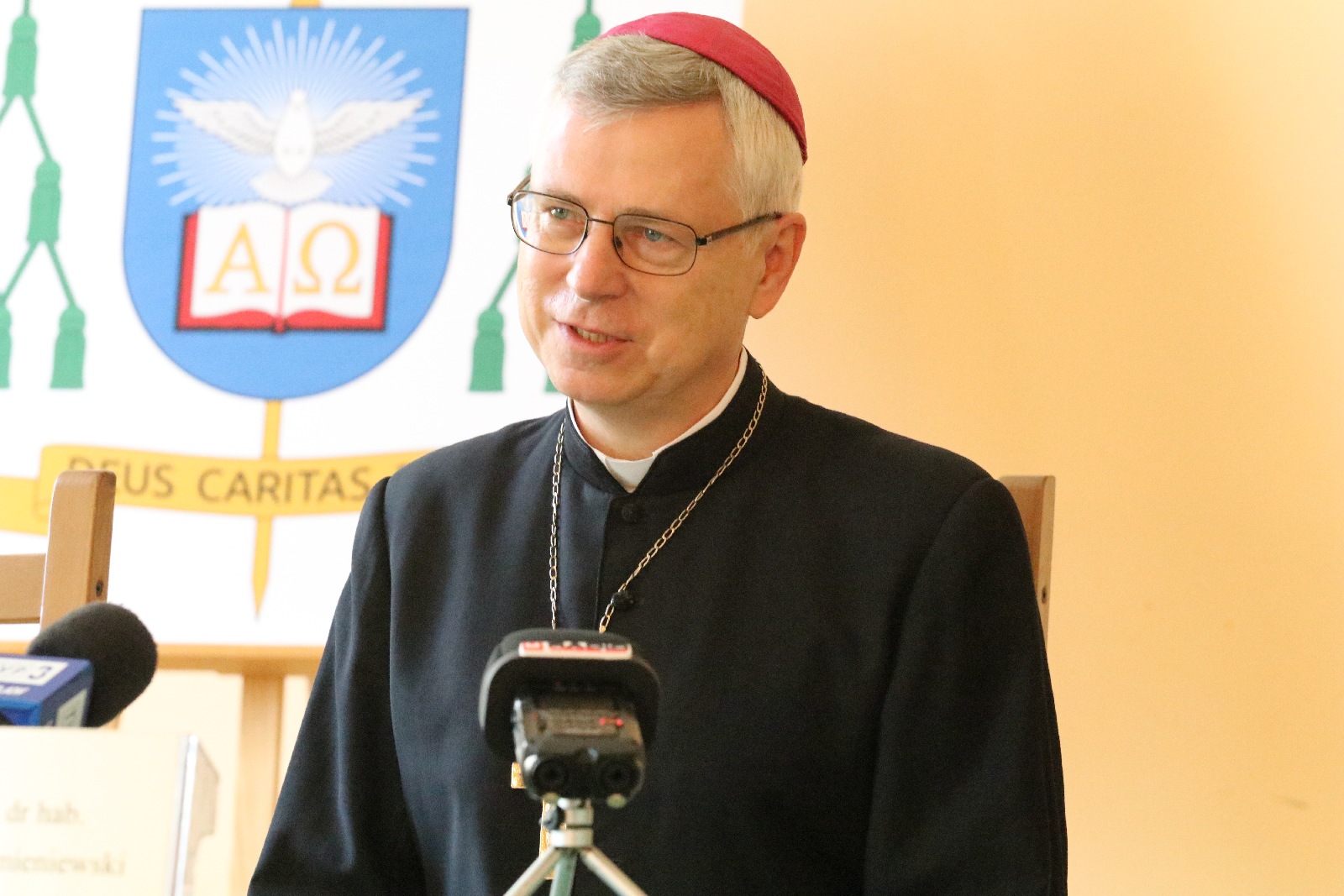 Biskup Andrzej Siemieniewski spotkał się z dziennikarzami