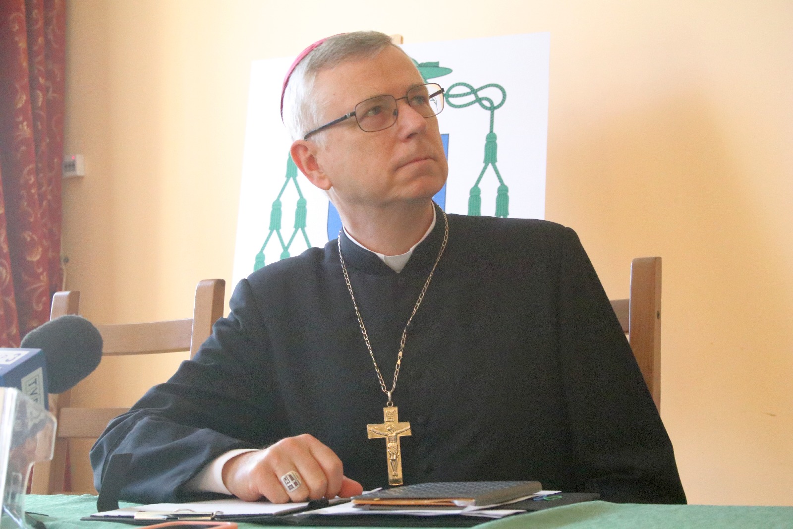 Biskup Andrzej Siemieniewski spotkał się z dziennikarzami