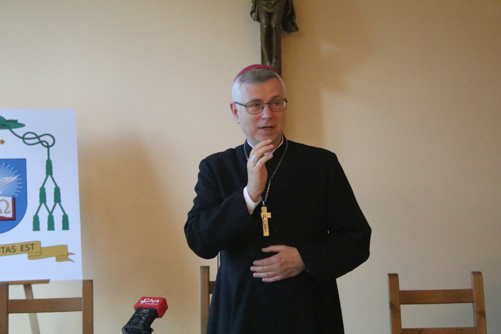 Biskup Andrzej Siemieniewski spotkał się z dziennikarzami