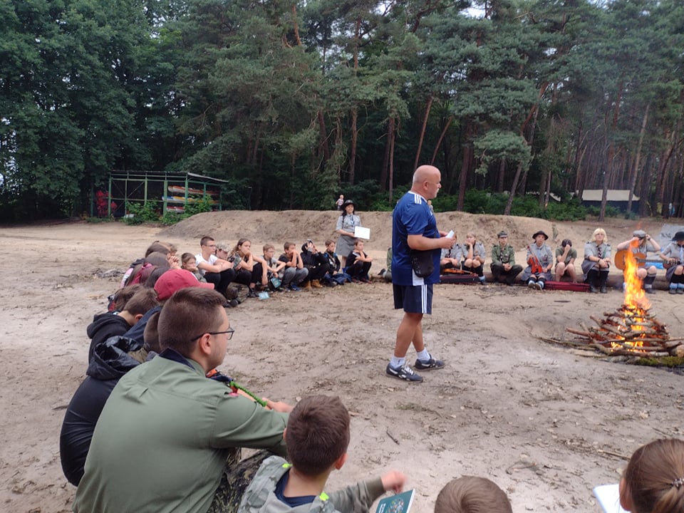 Ogniskiem zakończono projekt 