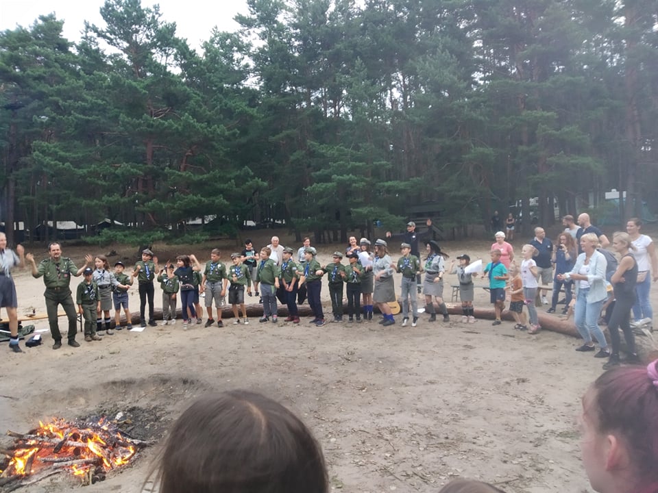 Ogniskiem zakończono projekt 