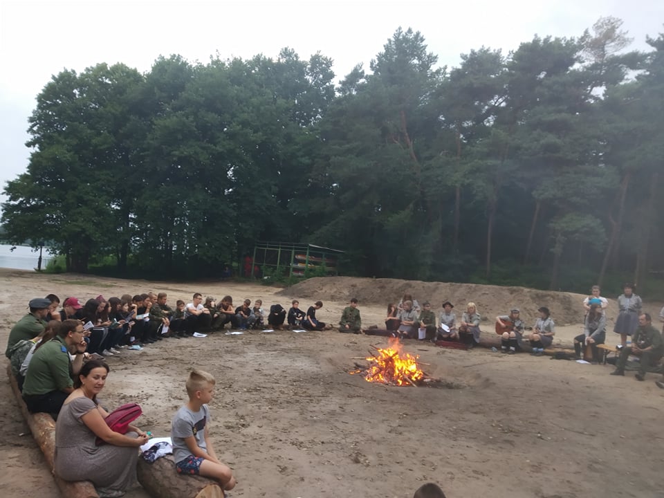 Ogniskiem zakończono projekt 