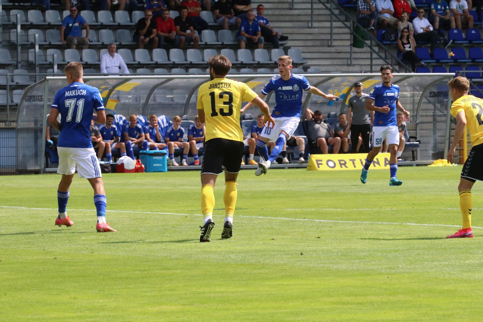 Miedź Legnica wygrywa z GKS-em Katowice 1:0 po bramce Makucha