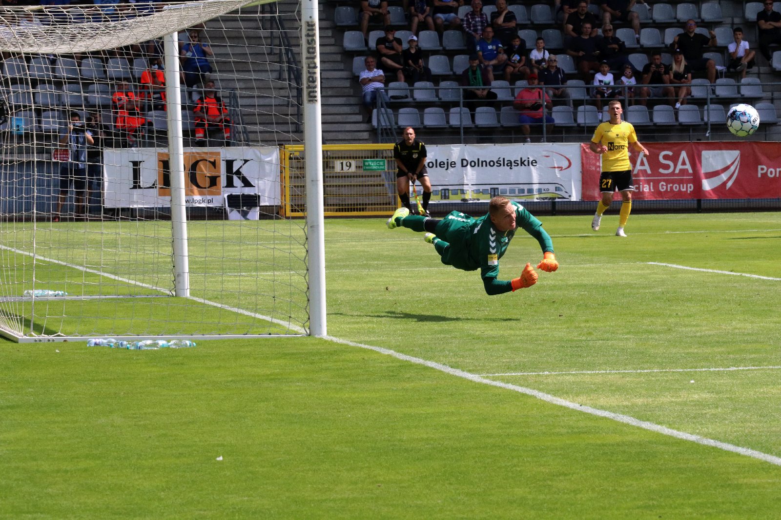 Miedź Legnica wygrywa z GKS-em Katowice 1:0 po bramce Makucha