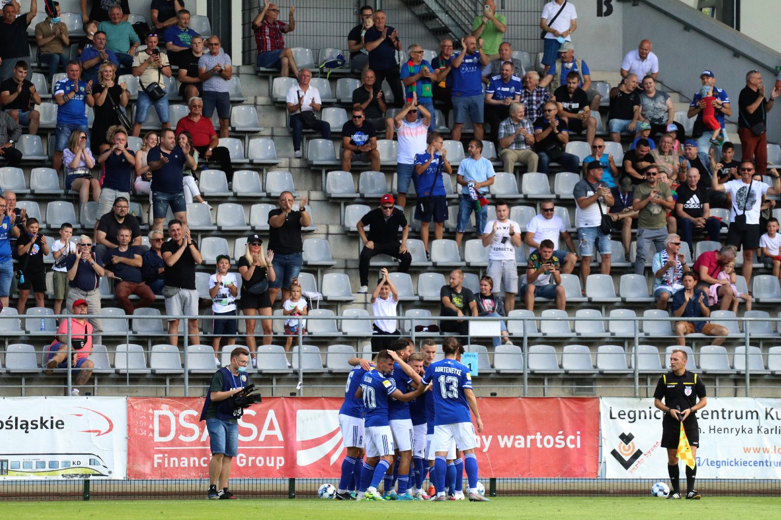 Miedź Legnica wygrywa z GKS-em Katowice 1:0 po bramce Makucha