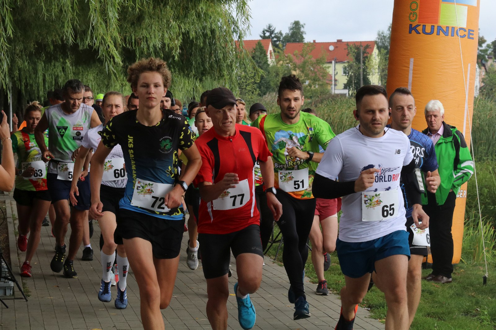 Kunicki Bieg Reggae 2021. Ponad 100 uczestników biegu