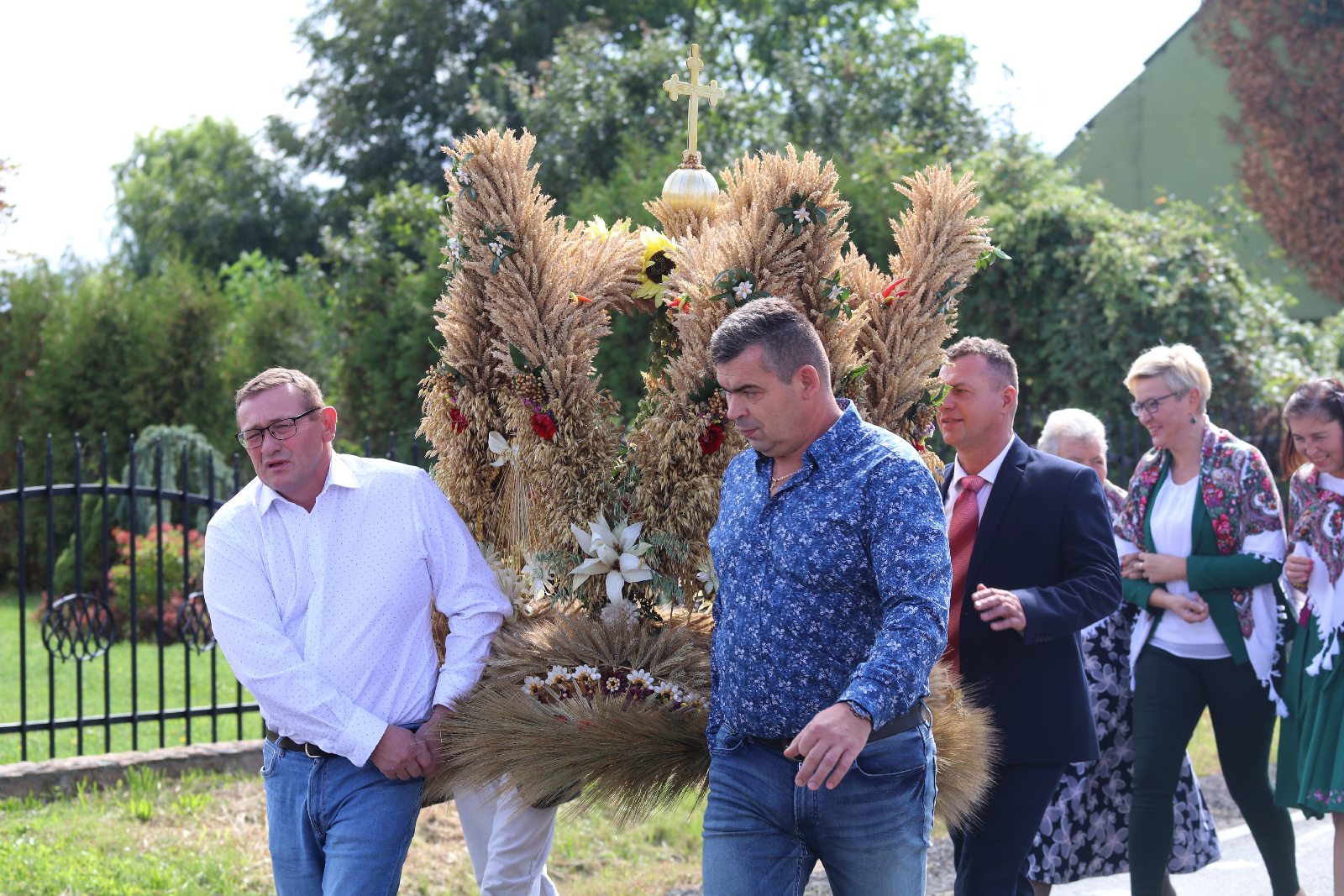 Rolnicy z Golanki Dolnej podziękowali za tegoroczne plony
