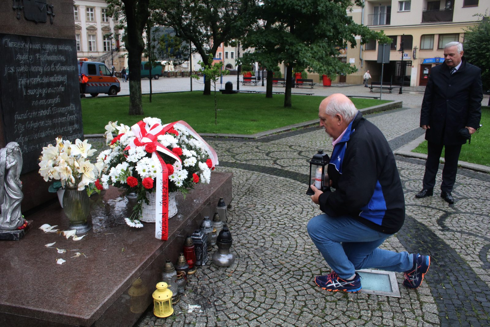 W rocznicę powstania Solidarności związkowcy złożyli kwiaty