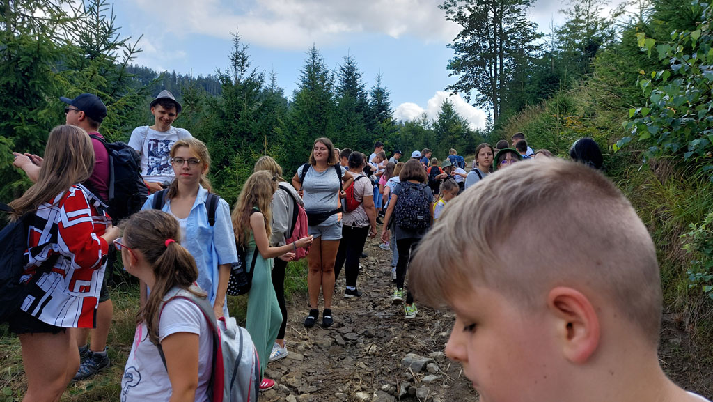 Podopieczni TPD po raz pierwszy na kolonii w Beskidach