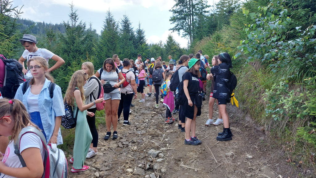 Podopieczni TPD po raz pierwszy na kolonii w Beskidach