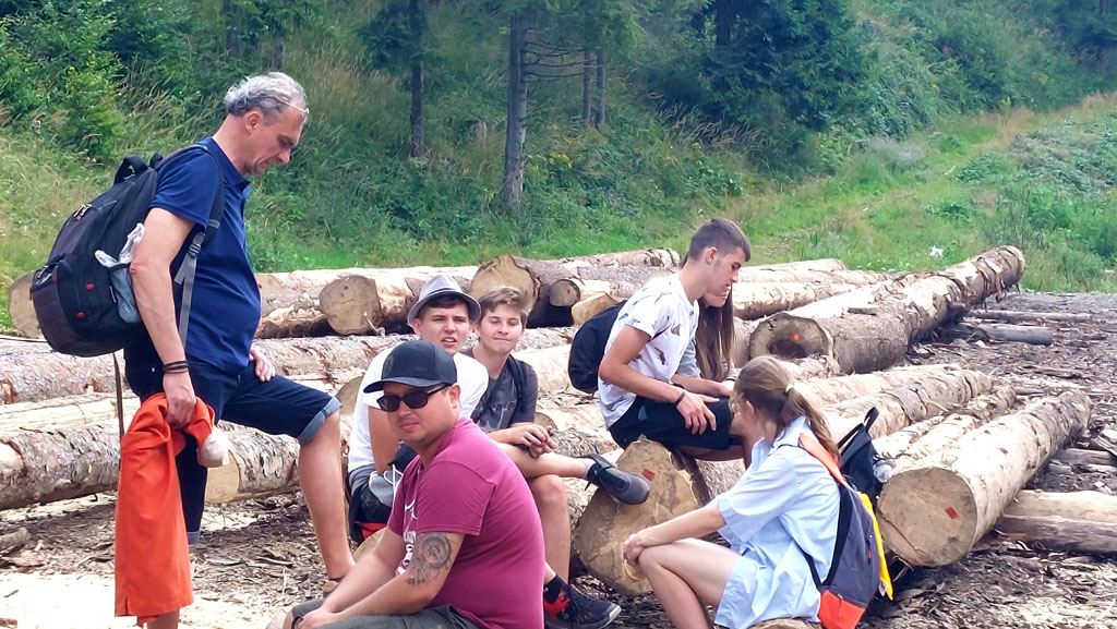 Podopieczni TPD po raz pierwszy na kolonii w Beskidach