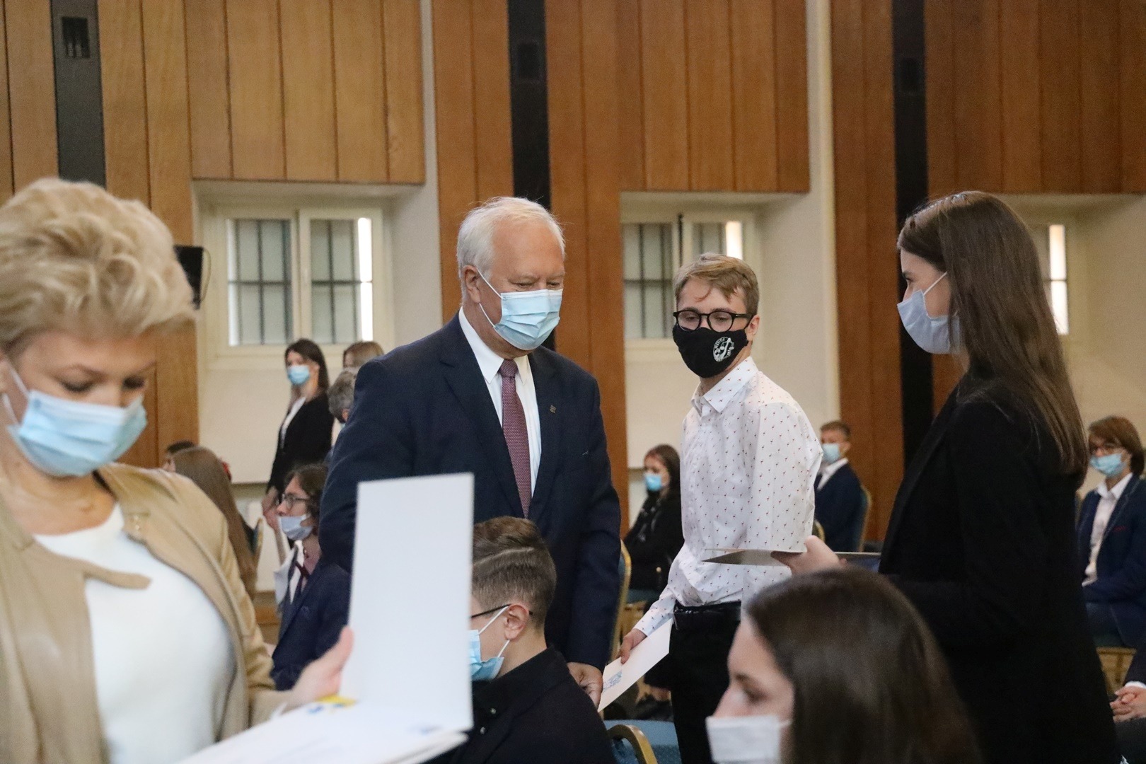 Prezydent Tadeusz Krzakowski nagrodził najlepszych z najlepszych