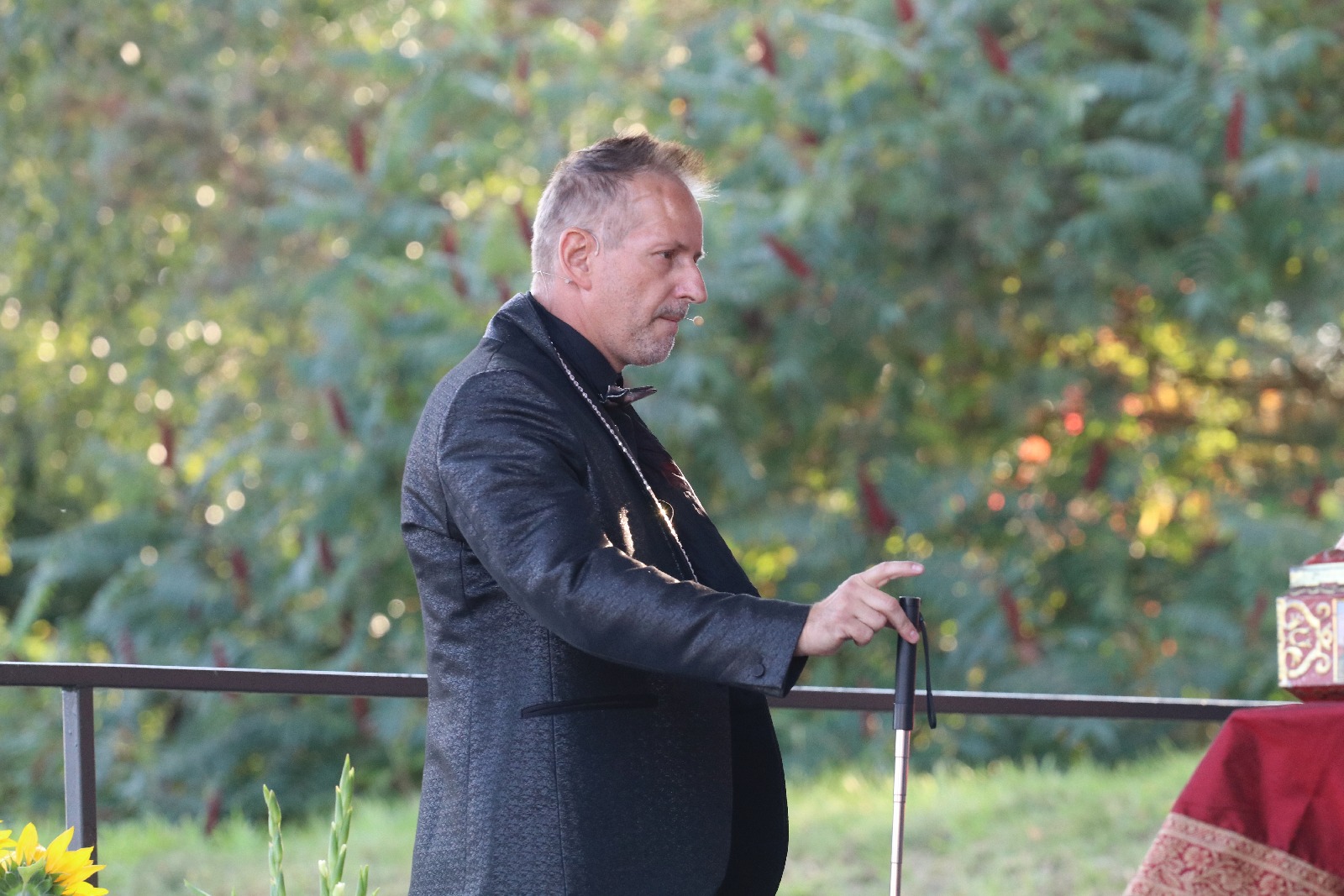 Mr. Z00B na zakończenie festynu dożynkowego w Grzybianach	