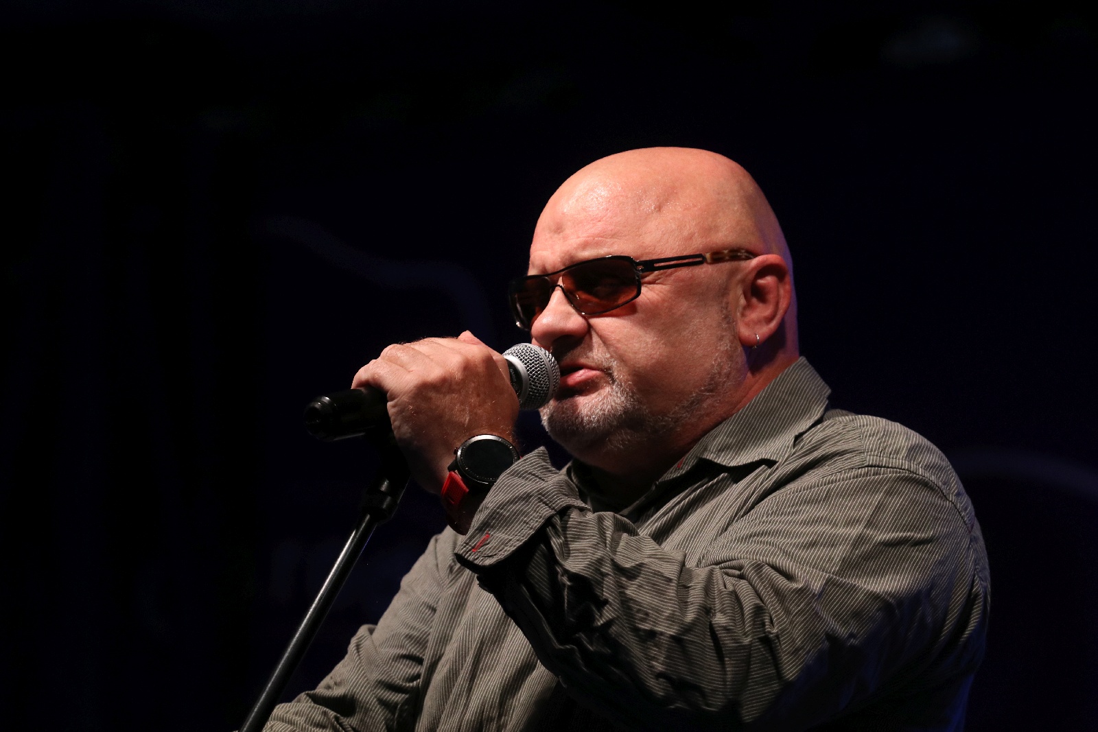 Mr. Z00B na zakończenie festynu dożynkowego w Grzybianach	