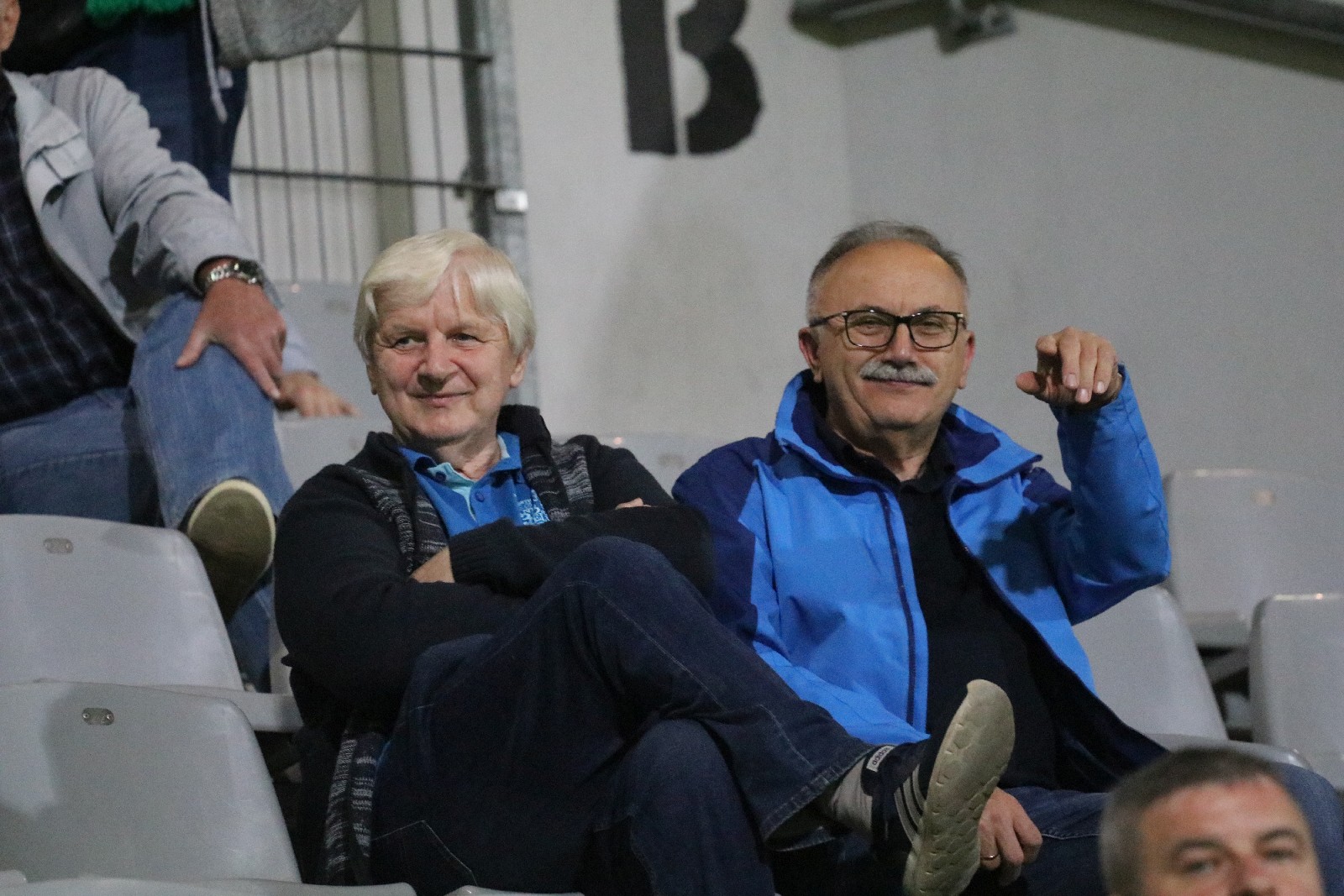 Kibice na meczu Miedzi Legnica z Łódzkim Klubem Sportowym
