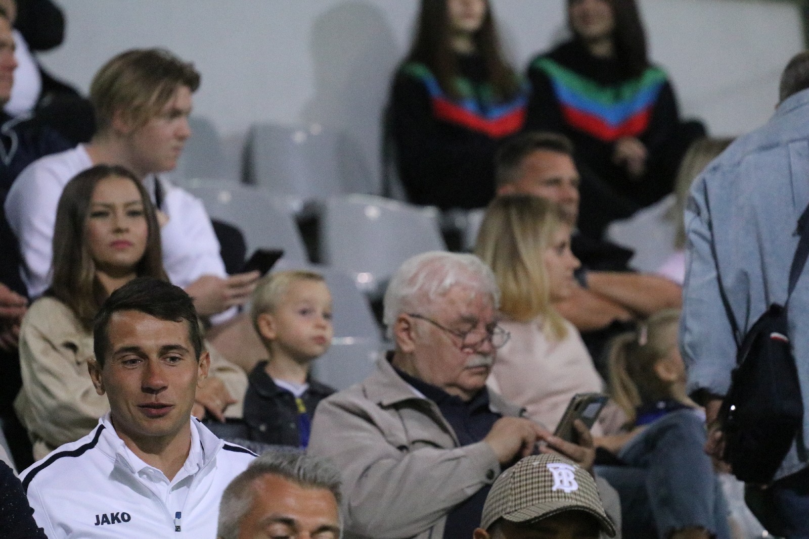Kibice na meczu Miedzi Legnica z Łódzkim Klubem Sportowym