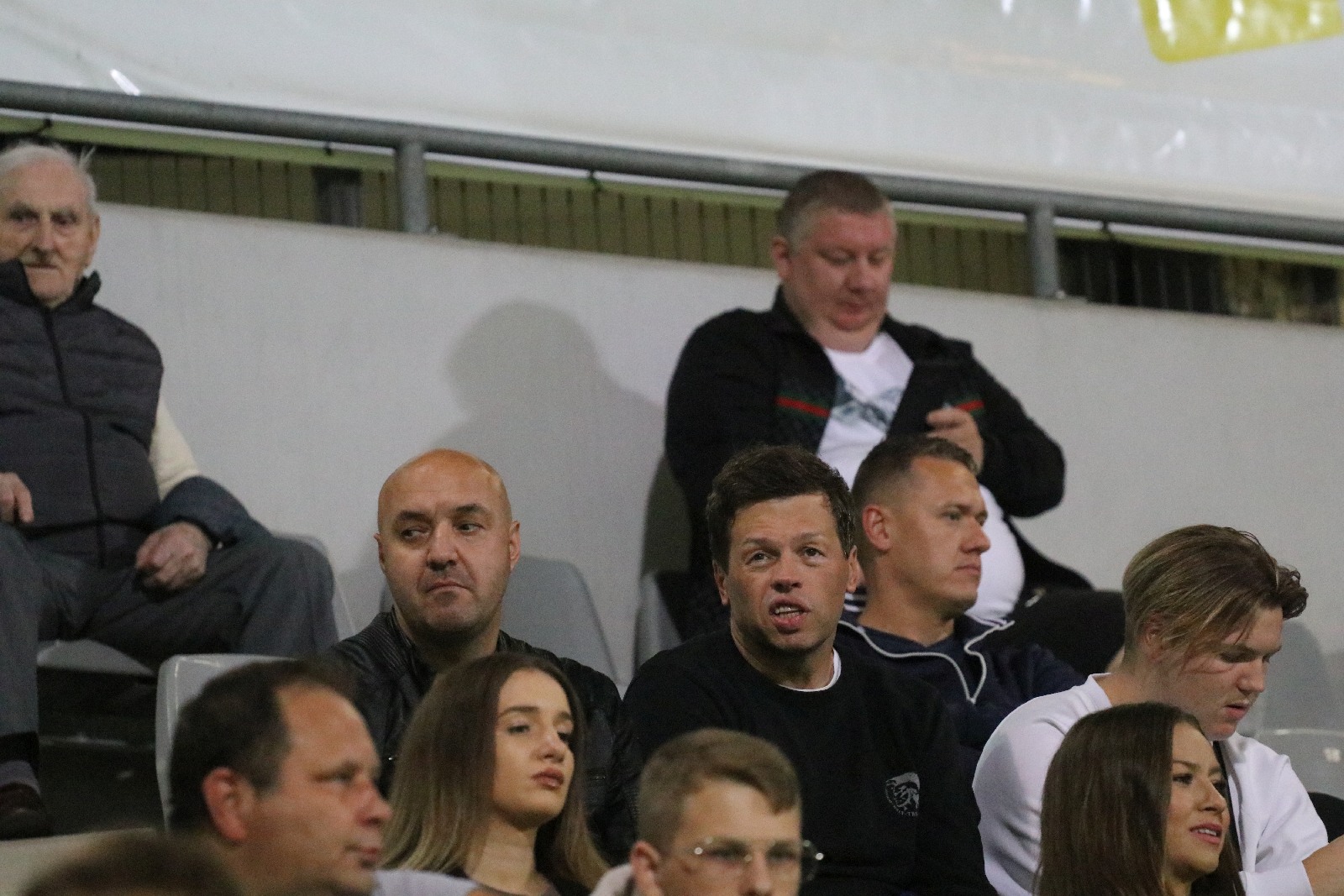 Kibice na meczu Miedzi Legnica z Łódzkim Klubem Sportowym