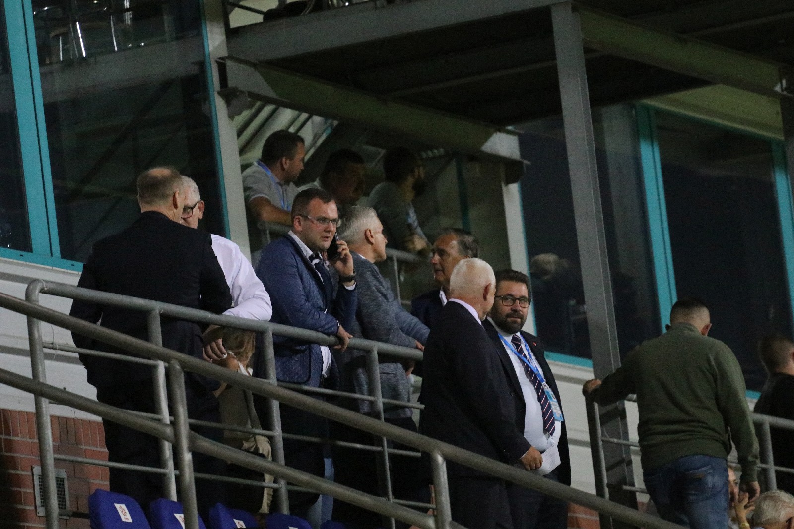 Kibice na meczu Miedzi Legnica z Łódzkim Klubem Sportowym