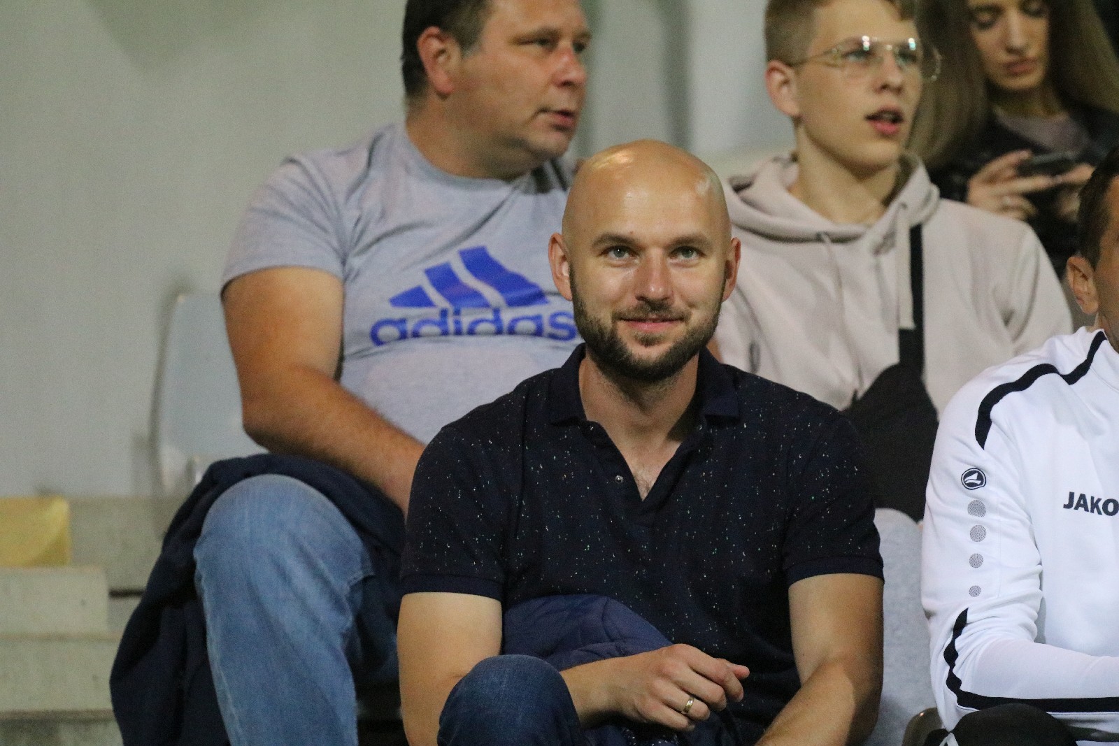 Kibice na meczu Miedzi Legnica z Łódzkim Klubem Sportowym