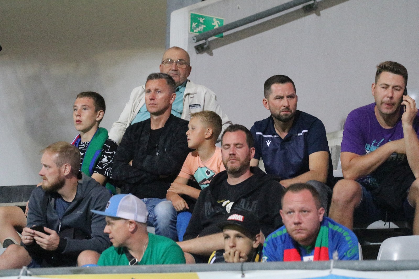 Kibice na meczu Miedzi Legnica z Łódzkim Klubem Sportowym