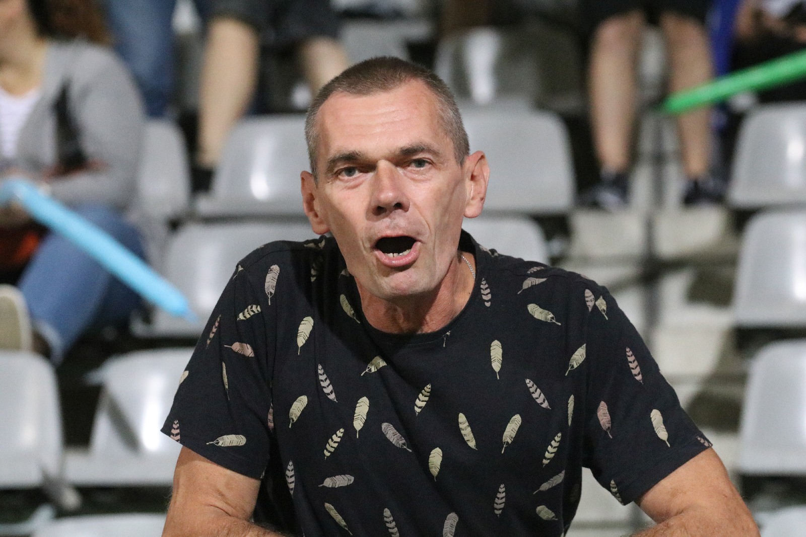 Kibice na meczu Miedzi Legnica z Łódzkim Klubem Sportowym