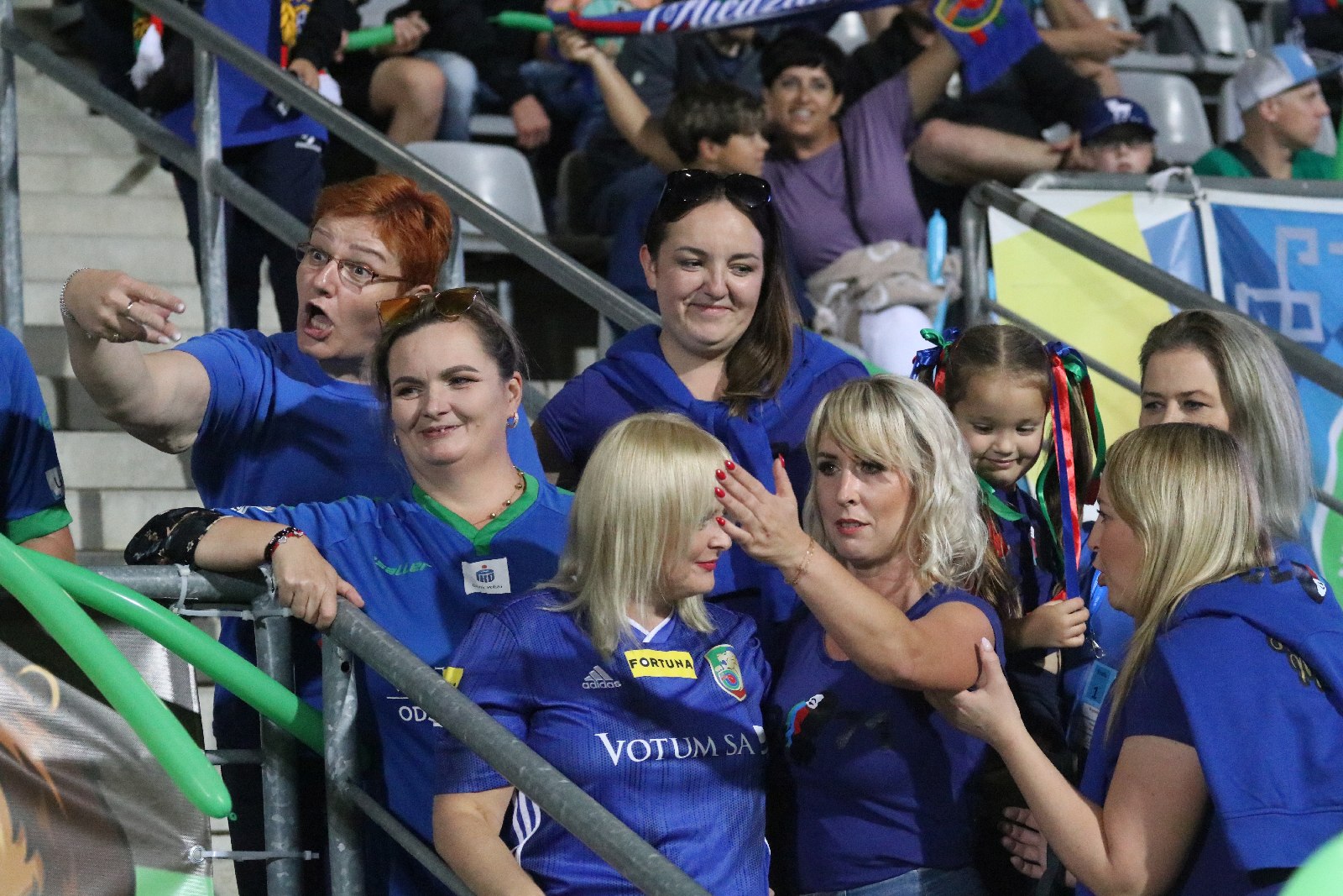 Kibice na meczu Miedzi Legnica z Łódzkim Klubem Sportowym
