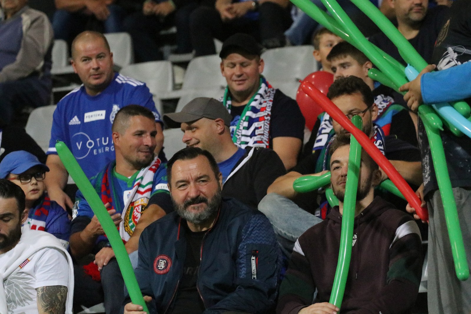 Kibice na meczu Miedzi Legnica z Łódzkim Klubem Sportowym