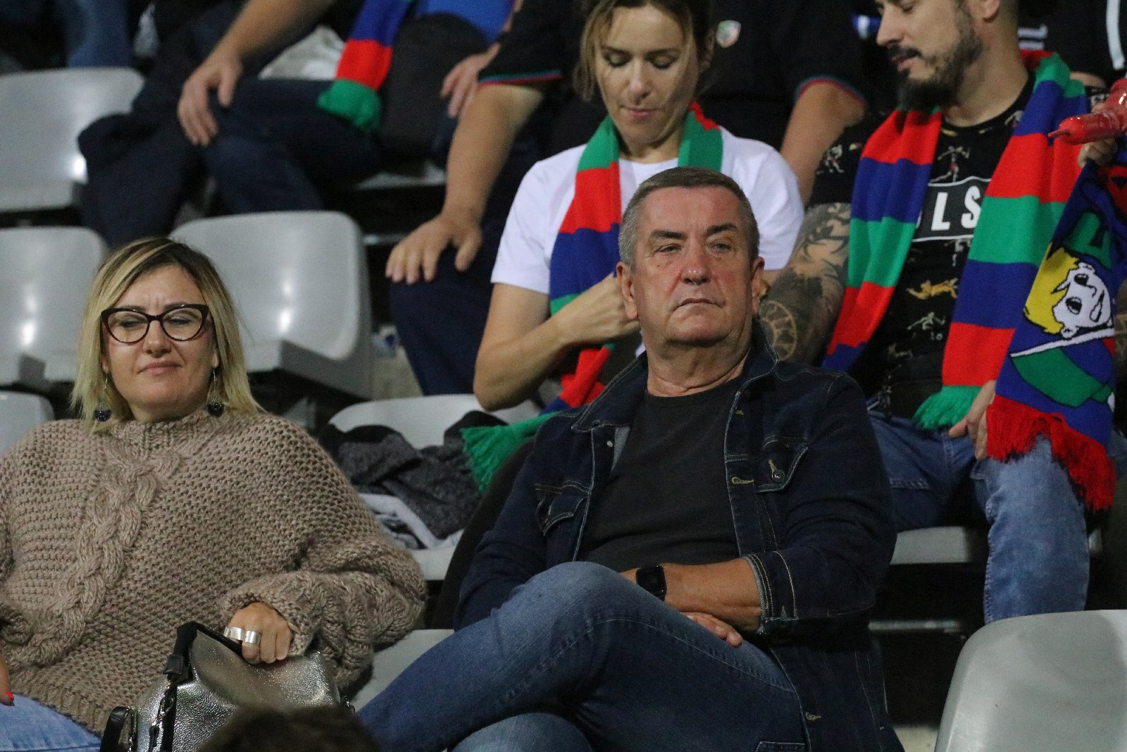 Kibice na meczu Miedzi Legnica z Łódzkim Klubem Sportowym