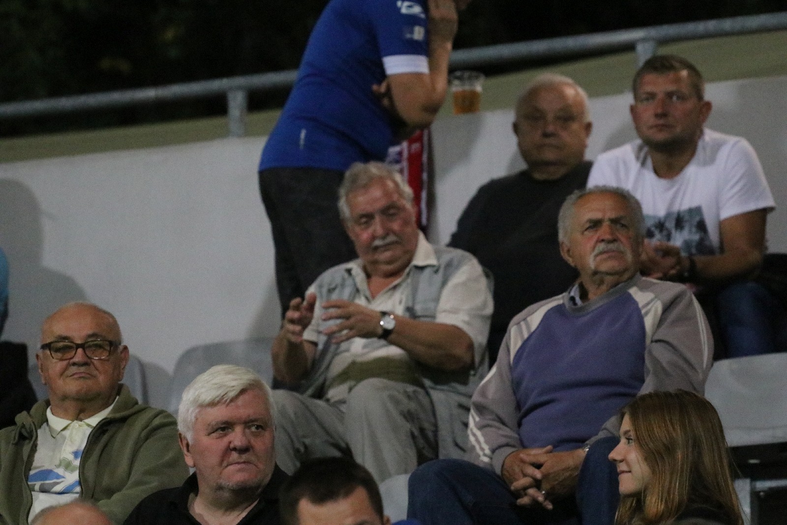 Kibice na meczu Miedzi Legnica z Łódzkim Klubem Sportowym